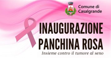 Leggi: «Sabato 3 dicembre, inaugurazione Panchina Rosa»